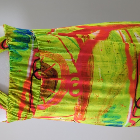 Virna Drò Graffiti Print Sleeveless Dress - Picture 9 of 14